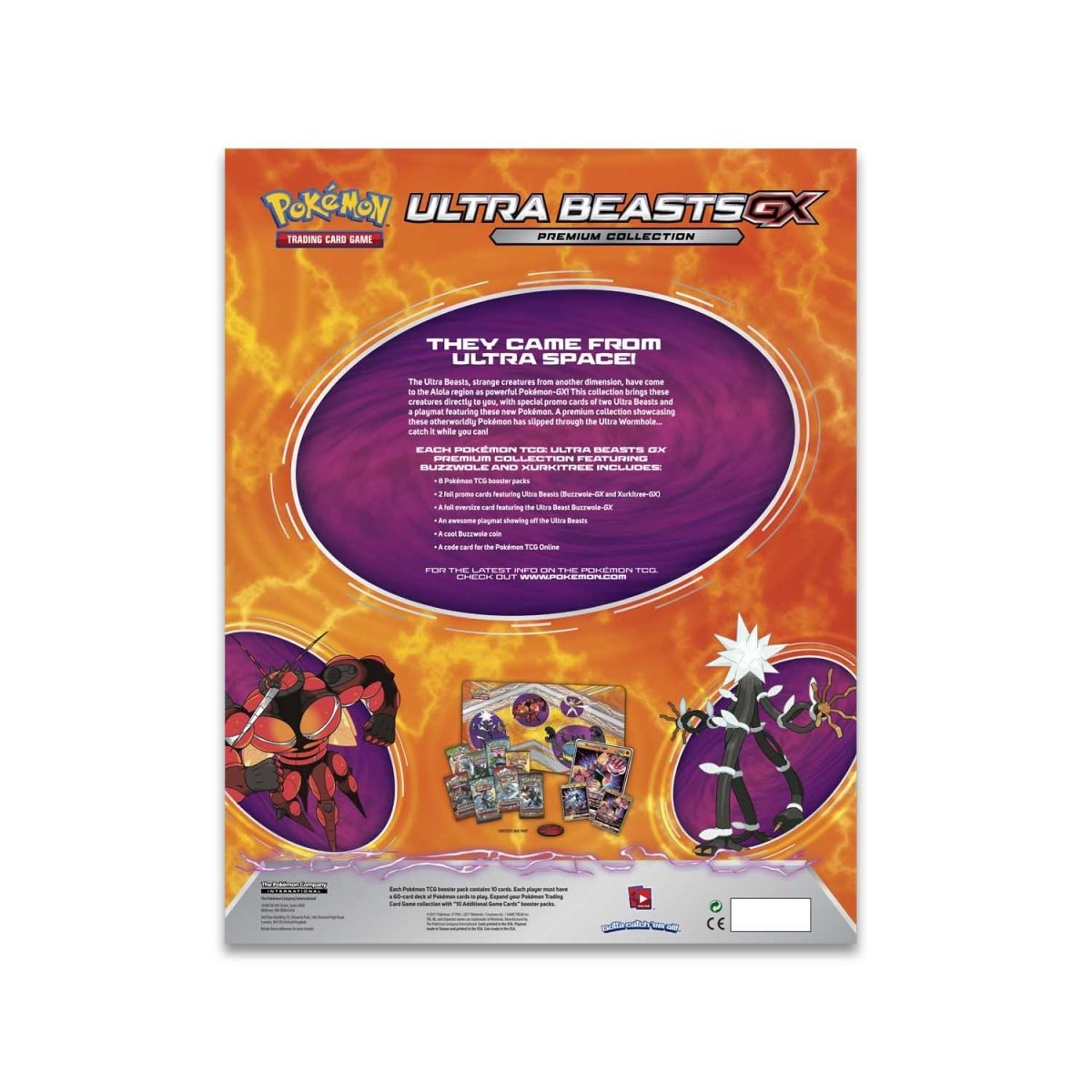 Pokémon TCG: Ultra Beasts GX Premium Collection—Buzzwole & Xurkitree