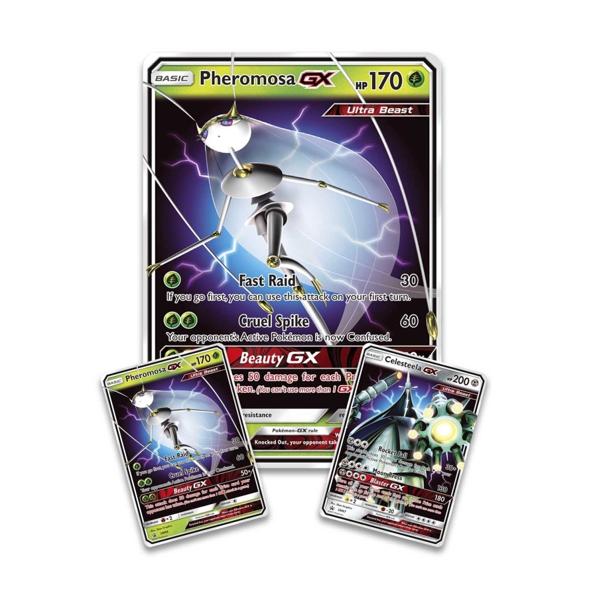 Pokémon TCG: Ultra Beasts GX Premium Collection—Pheromosa & Celesteela