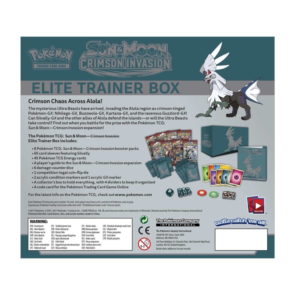 Pokémon TCG: Crimson Invasion Elite Trainer Box