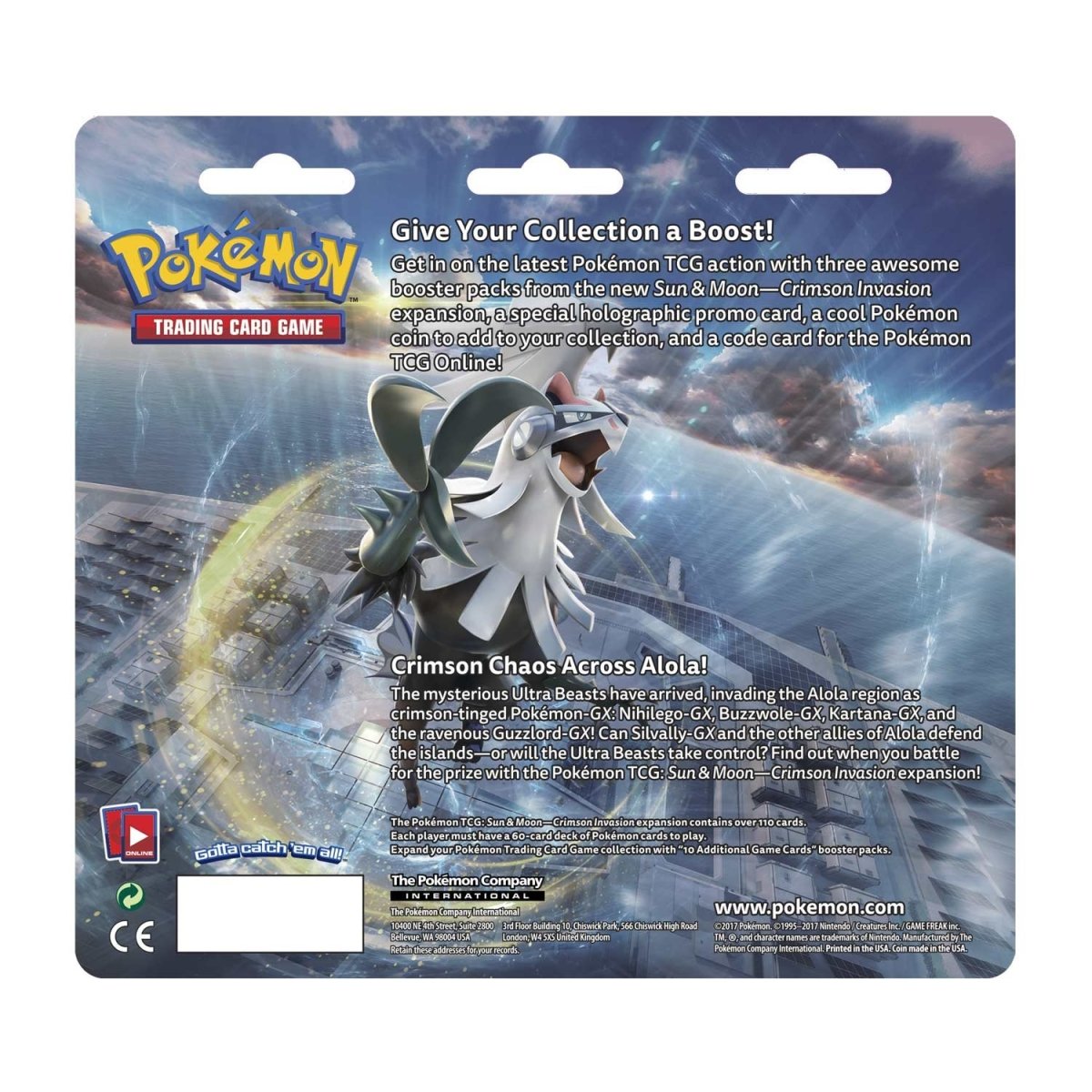 Pokémon TCG: Crimson Invasion Lucario 3-Pack Blister