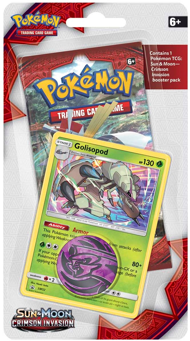 Pokémon TCG: Crimson Invasion Golisopod 1-Pack Blister