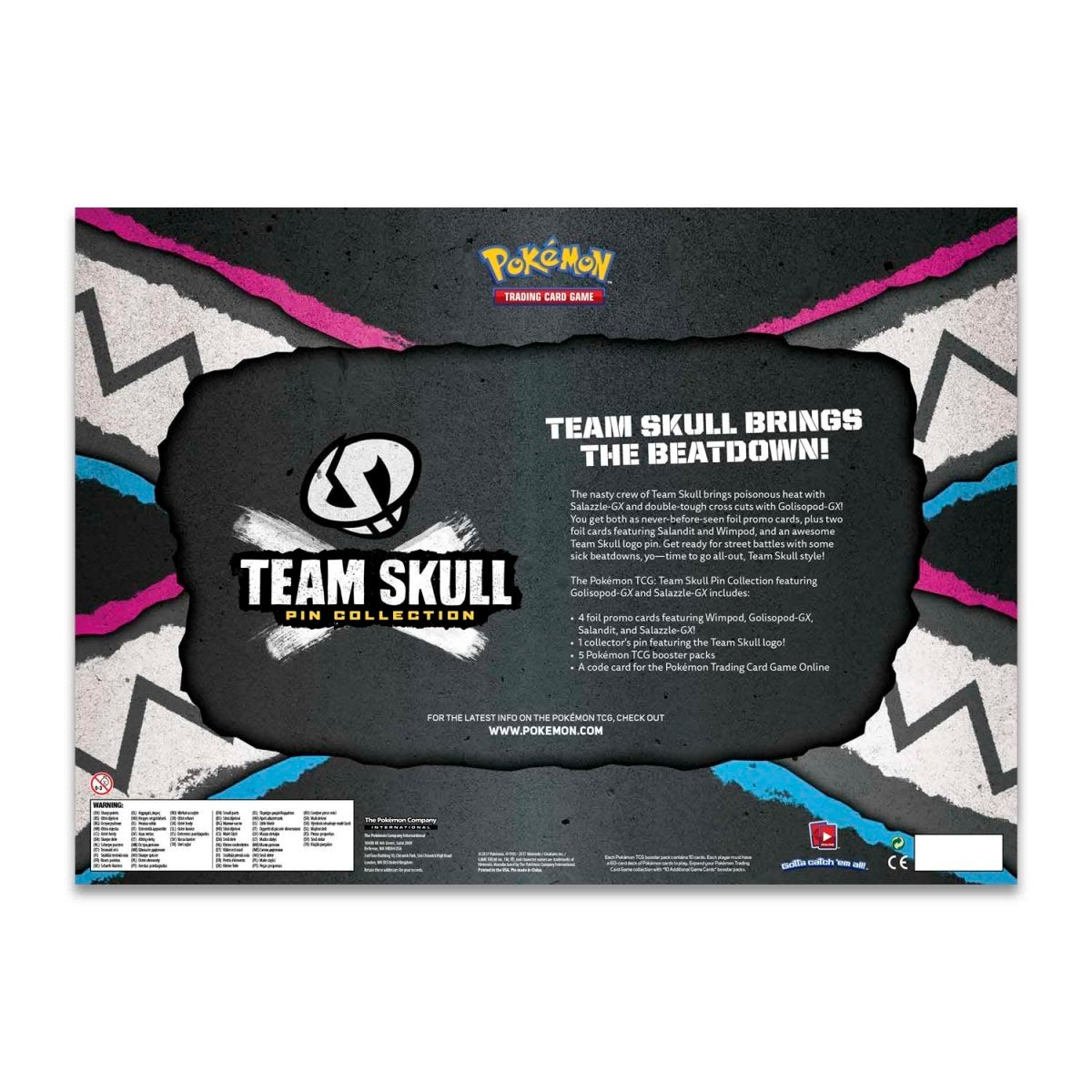 Pokémon TCG: Team Skull Pin Collection