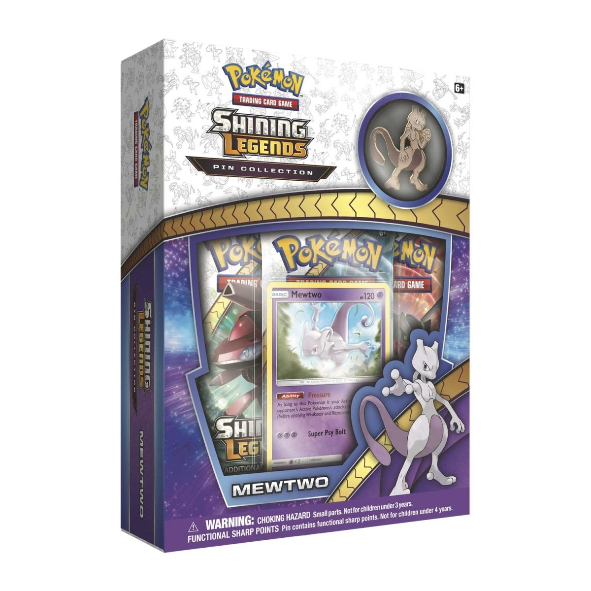 Pokémon TCG: Shining Legends Pin Collection—Mewtwo