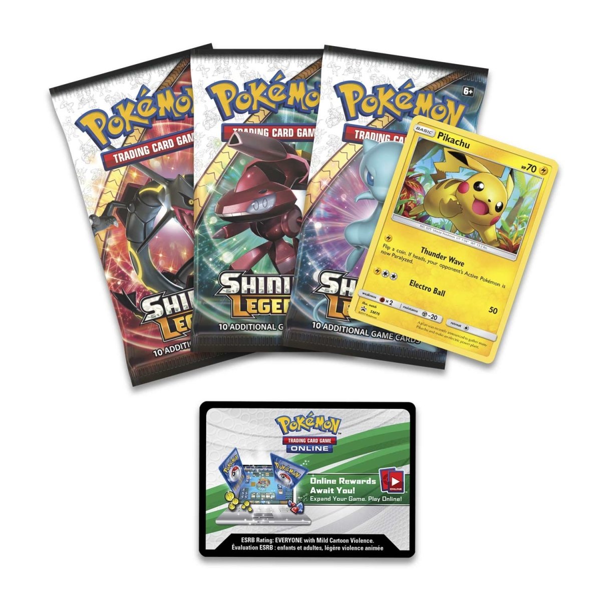 Pokémon TCG: Shining Legends Pin Collection—Pikachu