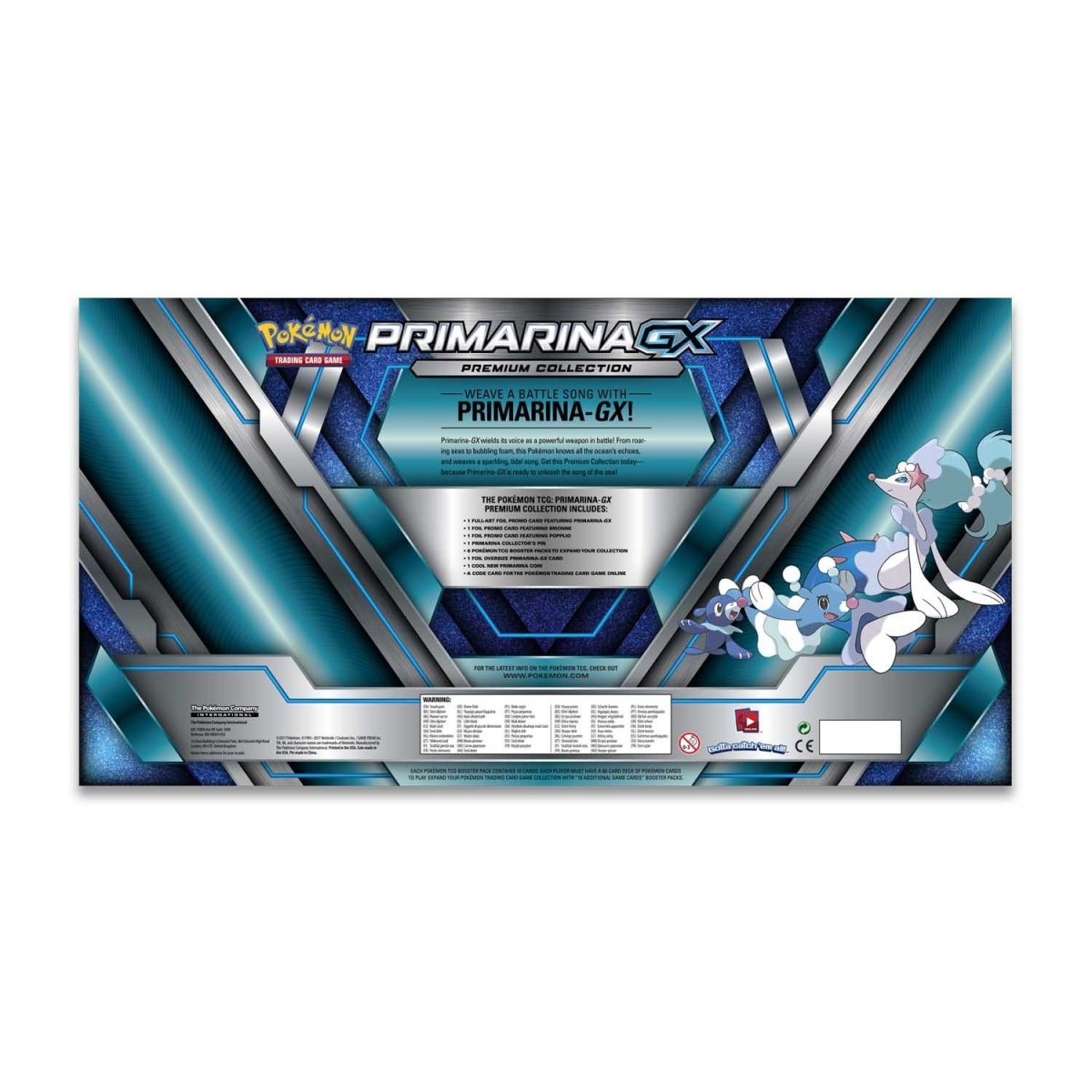 Pokémon TCG: Primarina-GX Premium Collection