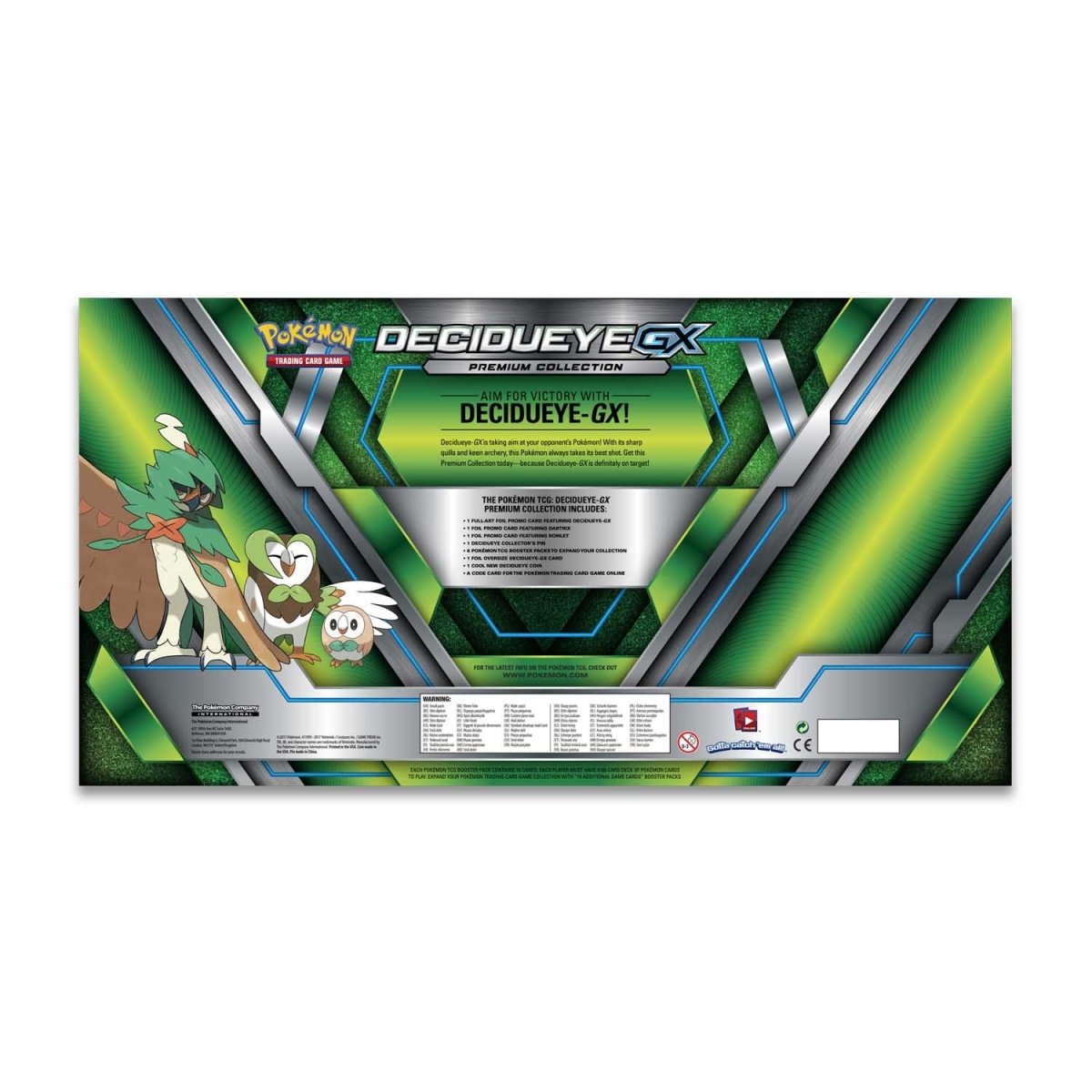 Pokémon TCG: Decidueye-GX Premium Collection