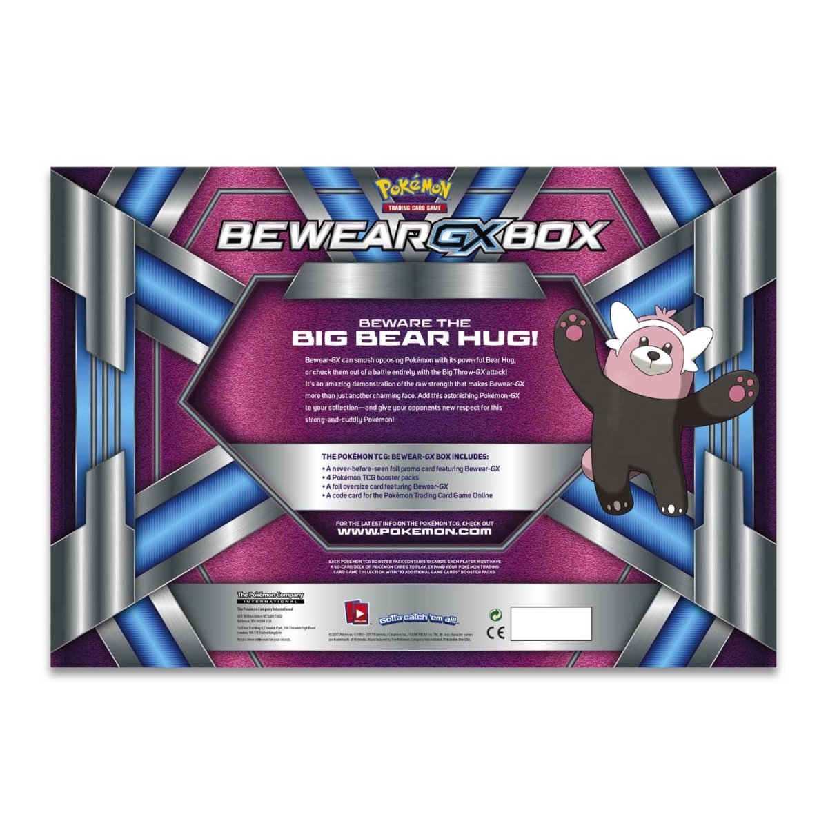 Pokémon TCG: Bewear-GX Box