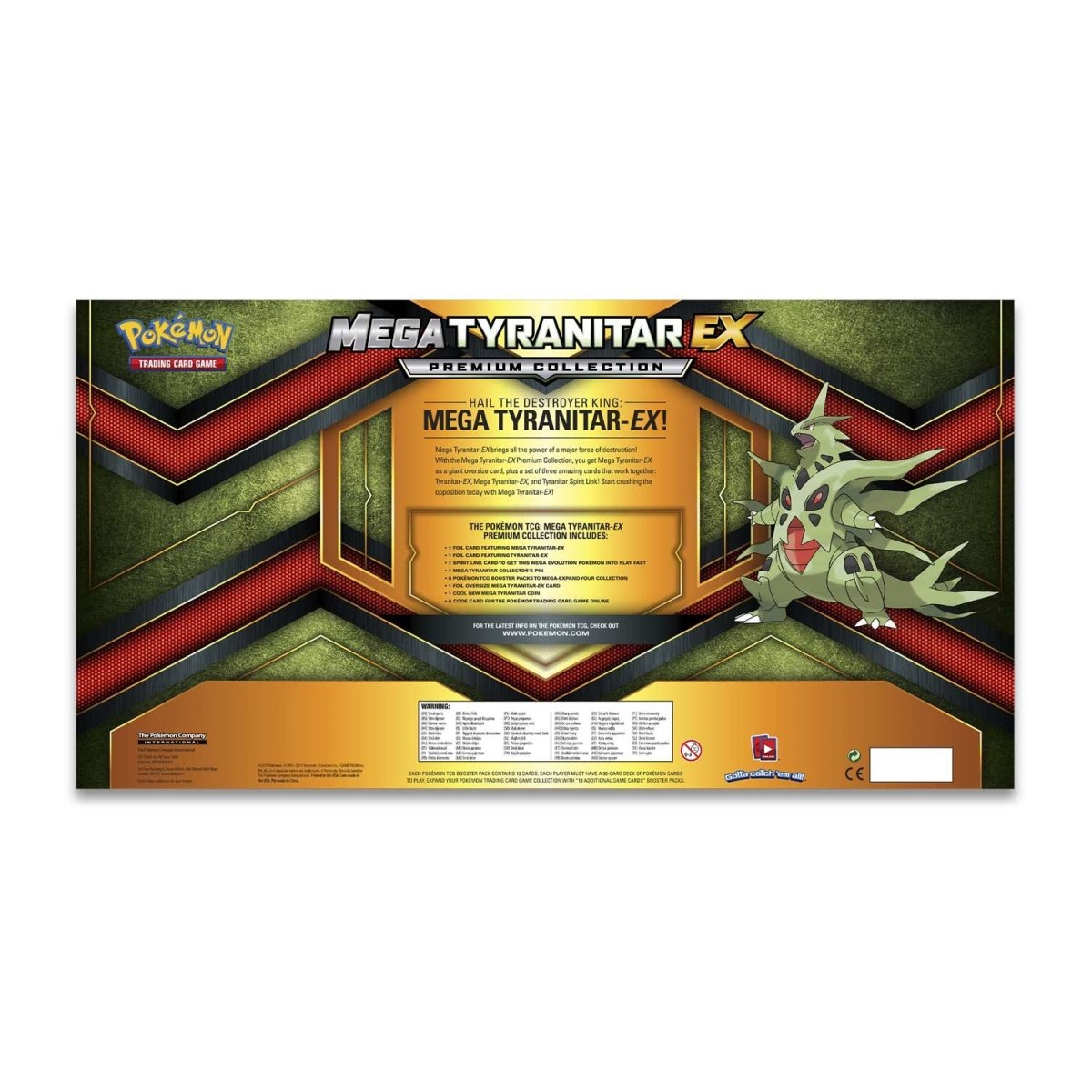 Pokémon TCG: Mega Tyranitar-EX Premium Collection