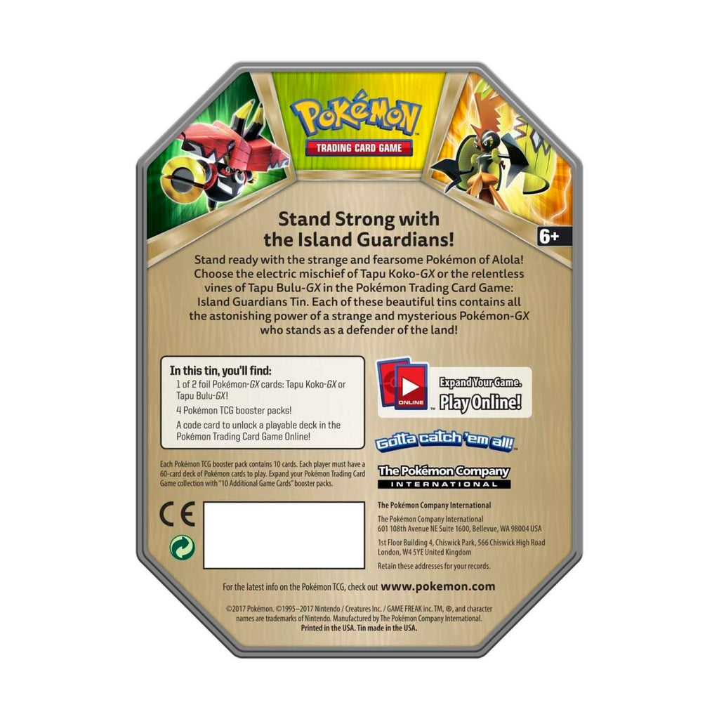 Pokémon TCG: Island Guardians Tapu Bulu-GX Tin
