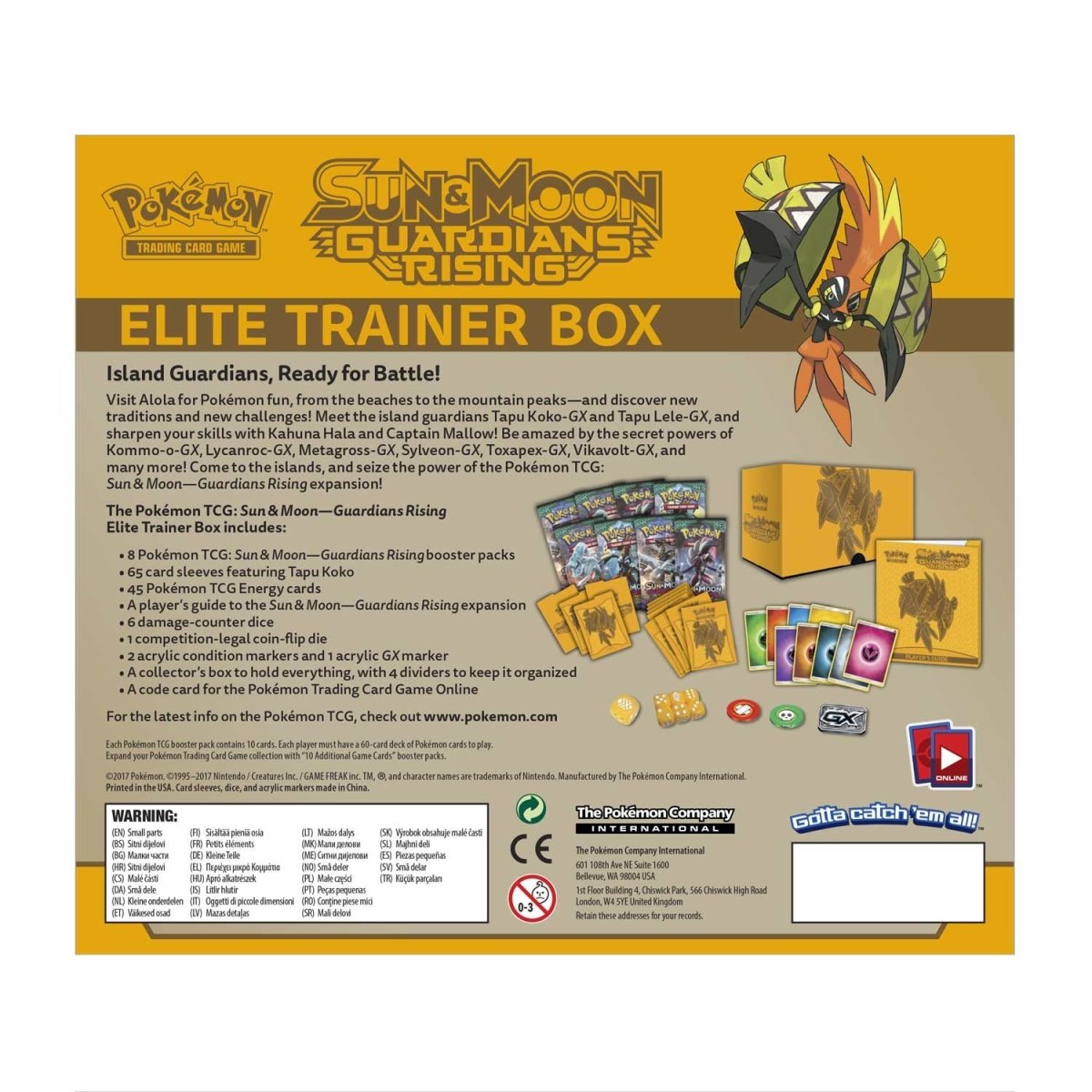 Pokémon TCG: Guardian's Rising Elite Trainer Box