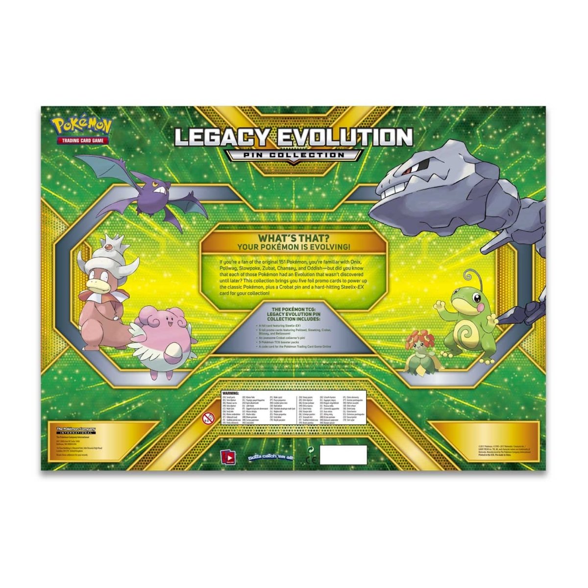 Pokémon TCG: Legacy Evolution Pin Collection