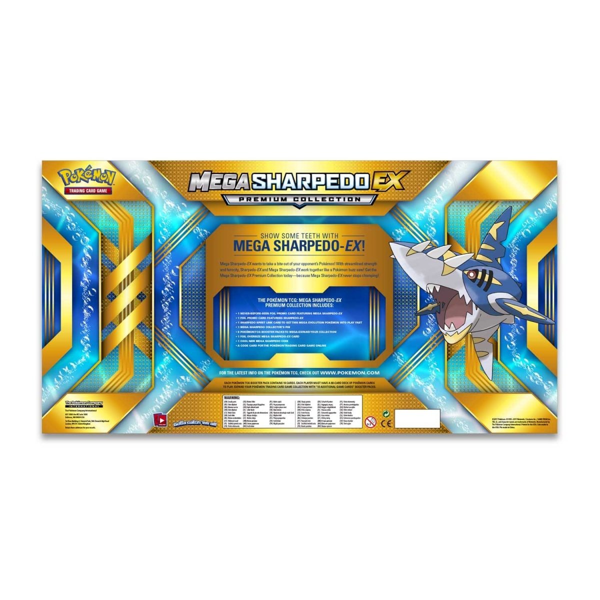 Pokémon TCG: Mega Sharpedo-EX Premium Collection