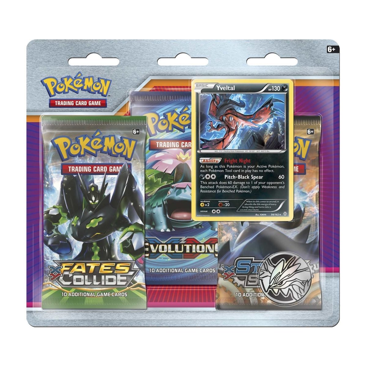 Pokémon TCG: Yveltal 3-Pack Blister
