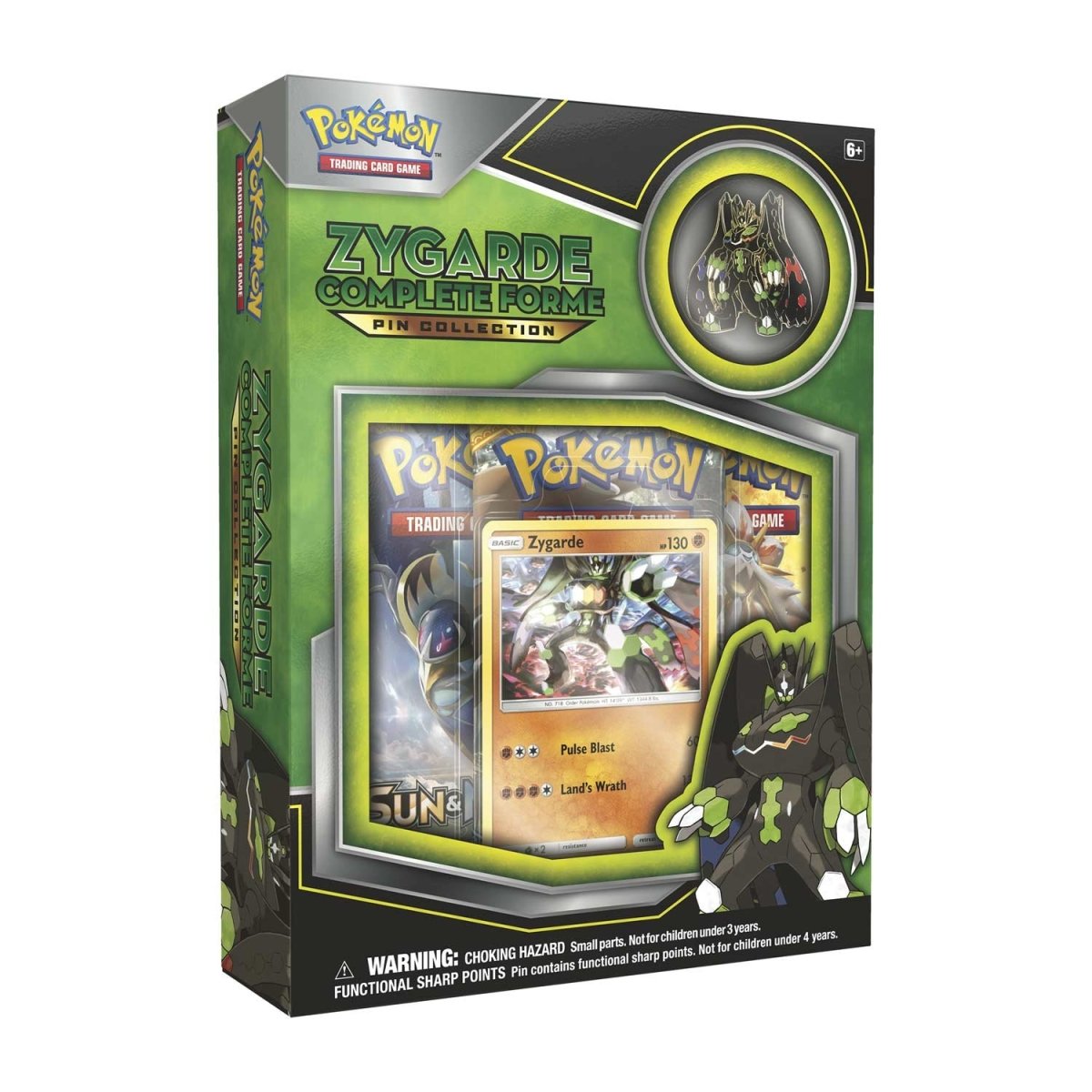 Pokémon TCG: Zygarde Complete Forme Pin Collection