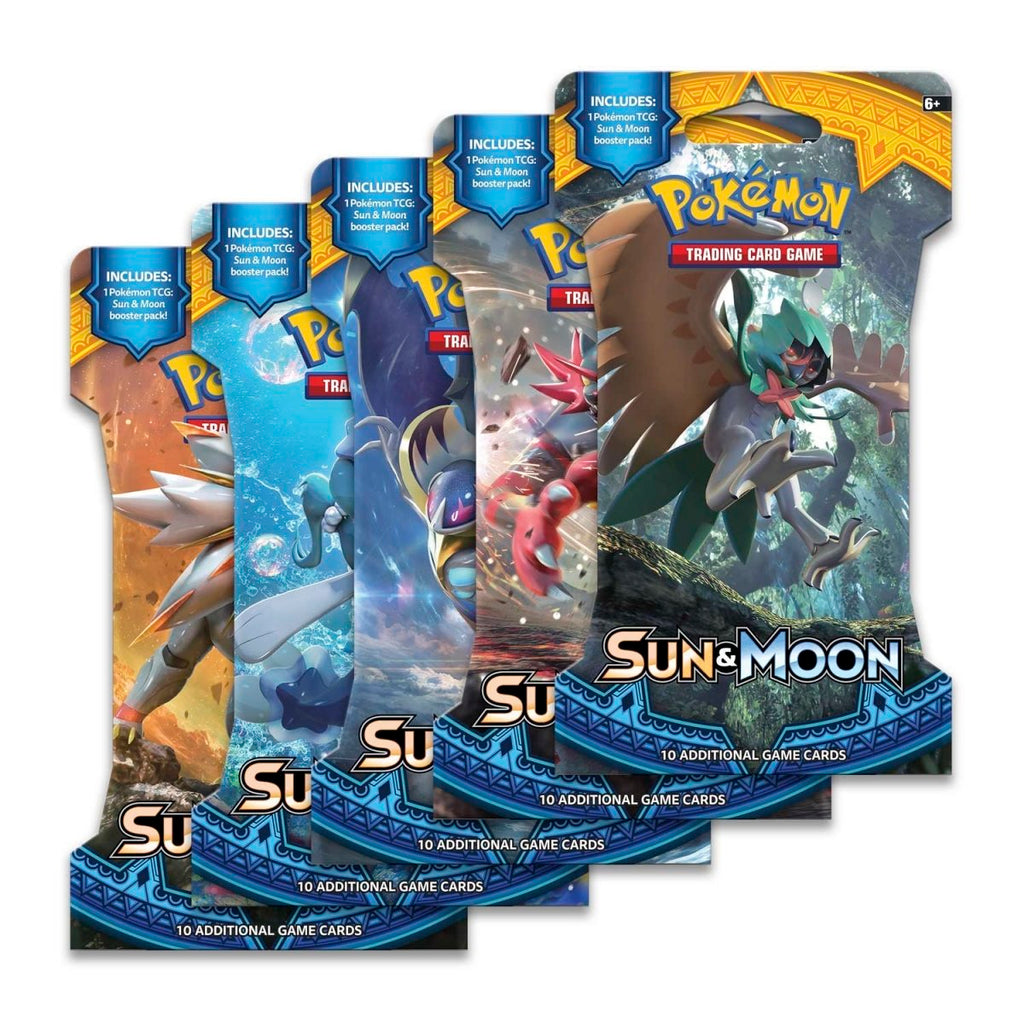 Pokémon TCG: Sun & Moon Base Set Sleeved Booster Pack