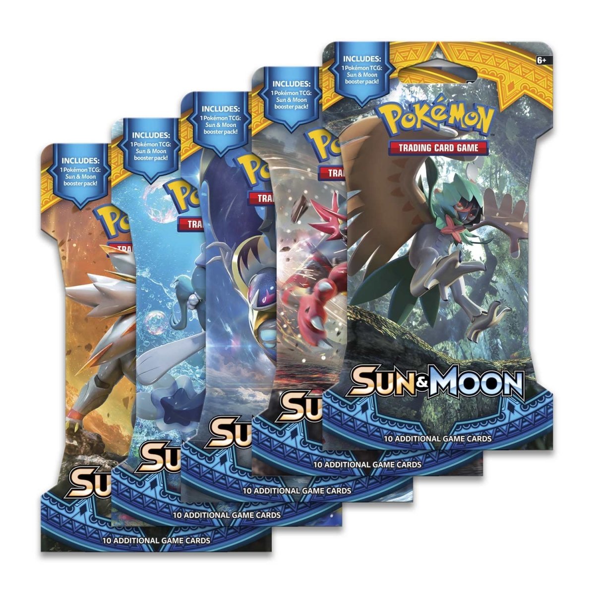 Pokémon TCG: Sun & Moon Base Set Sleeved Booster Pack