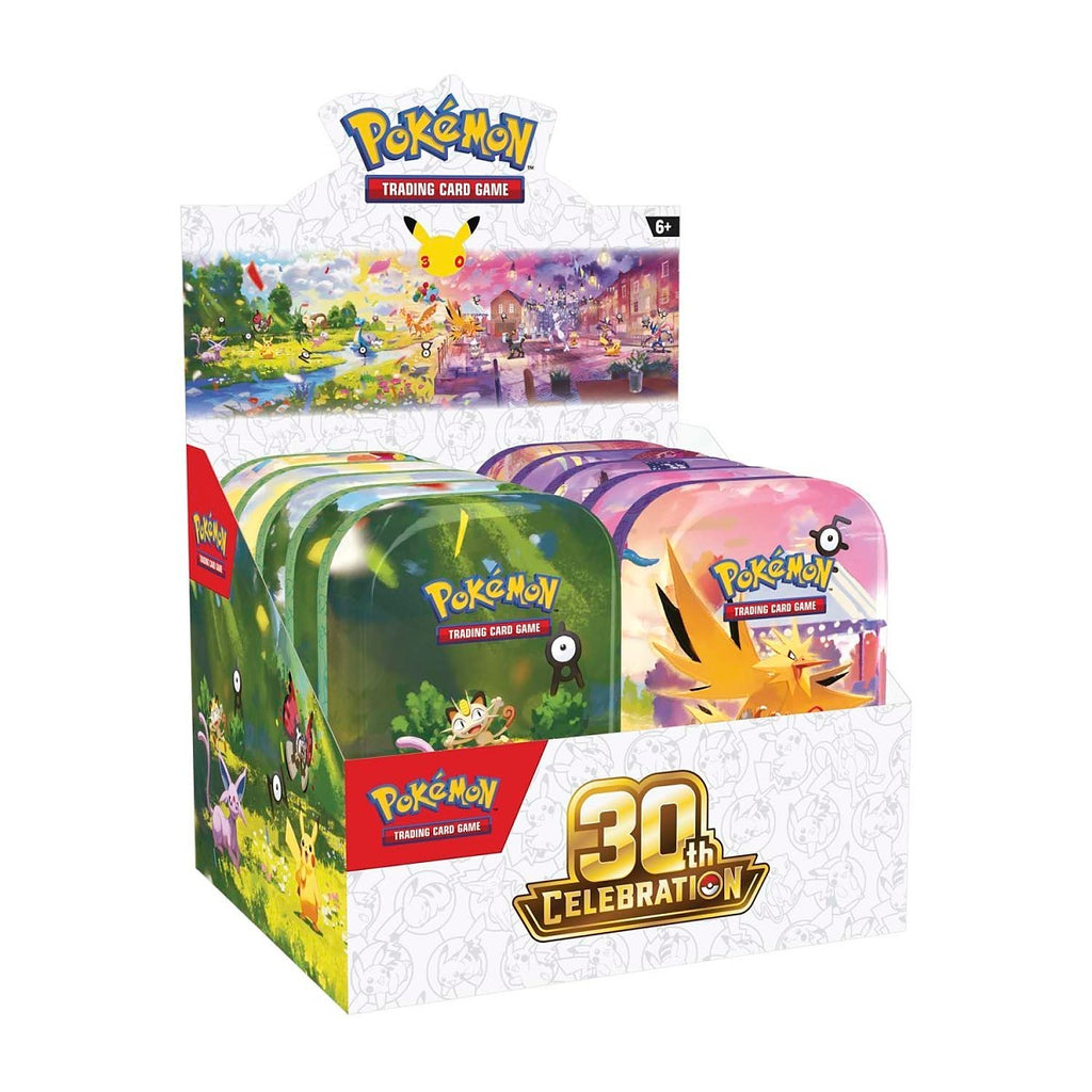 Pokémon TCG: 30th Celebration Mini Tins (10-Pack)