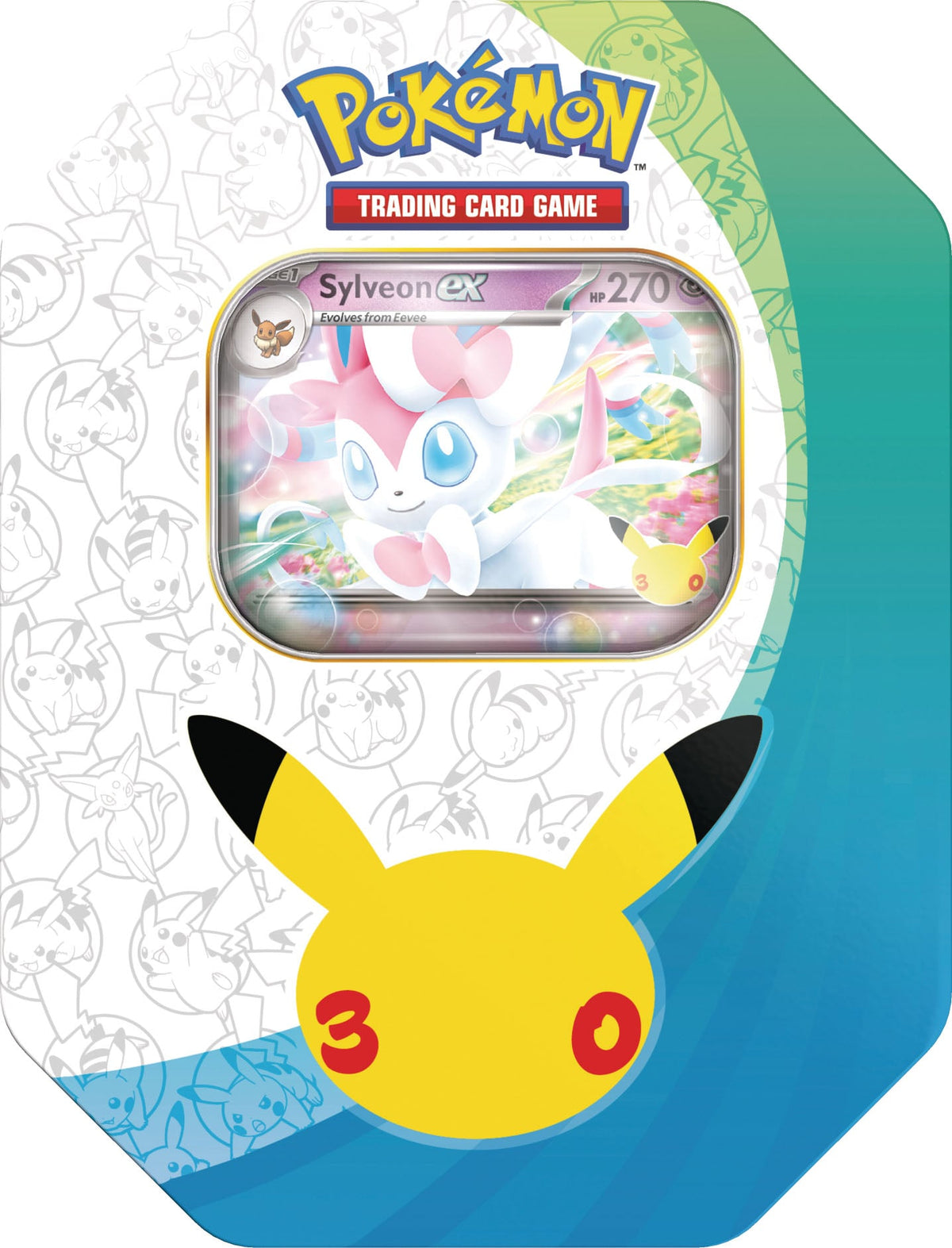 Pokémon TCG: 30th Celebration Pokémon ex Tin—Sylveon ex