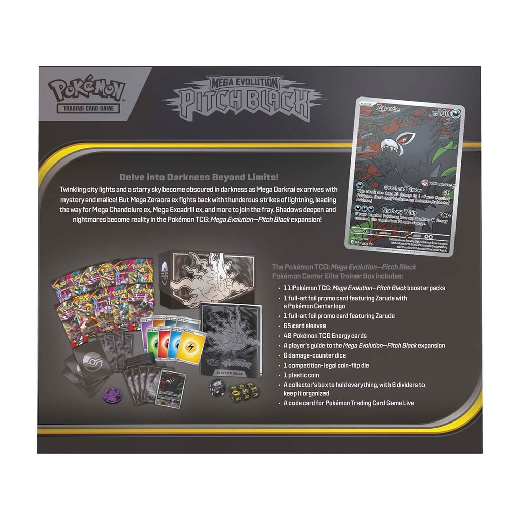 Pokémon TCG: Mega Evolution-Pitch Black Pokémon Center Elite Trainer Box