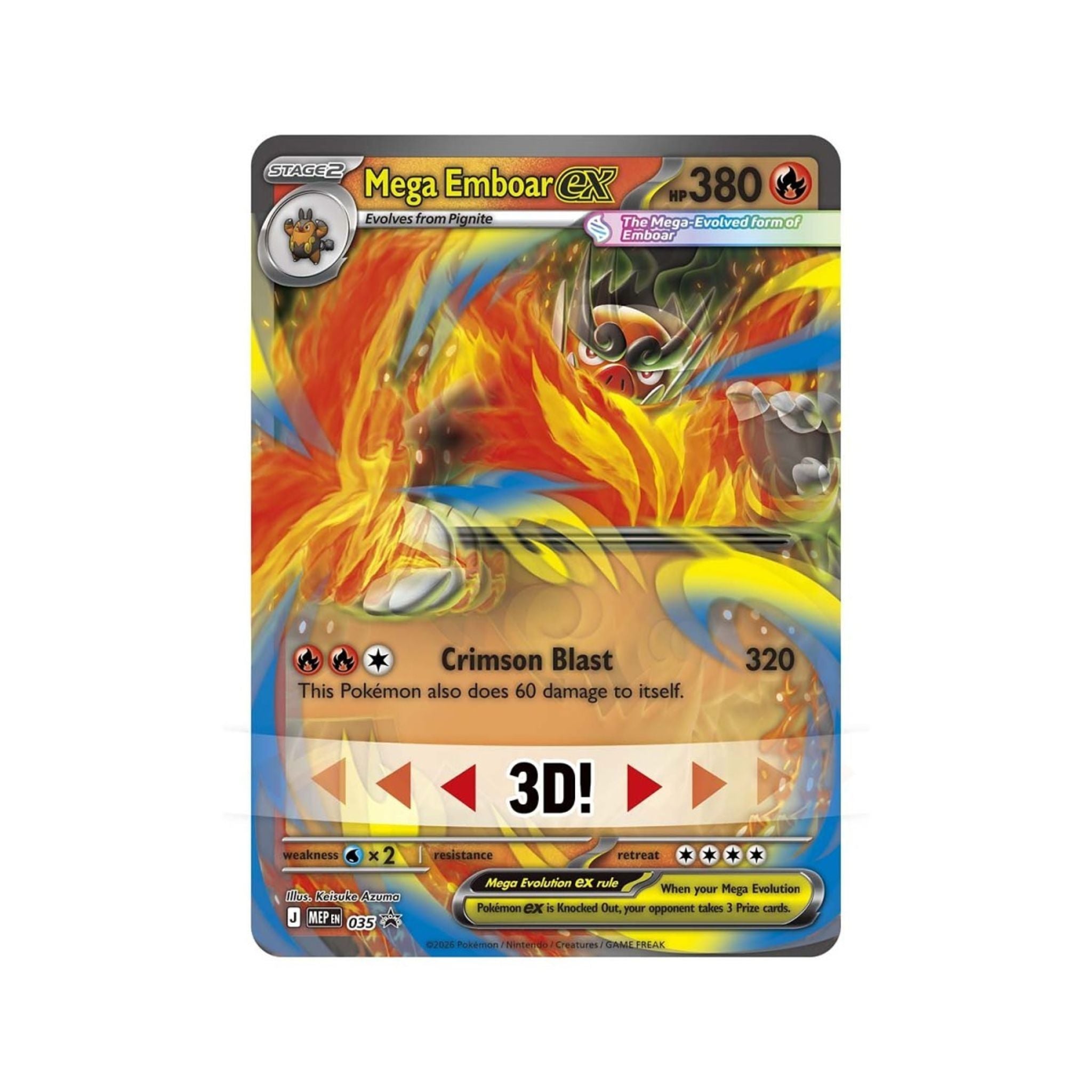 Pokémon TCG: Ascended Heroes Mega Emboar ex Box