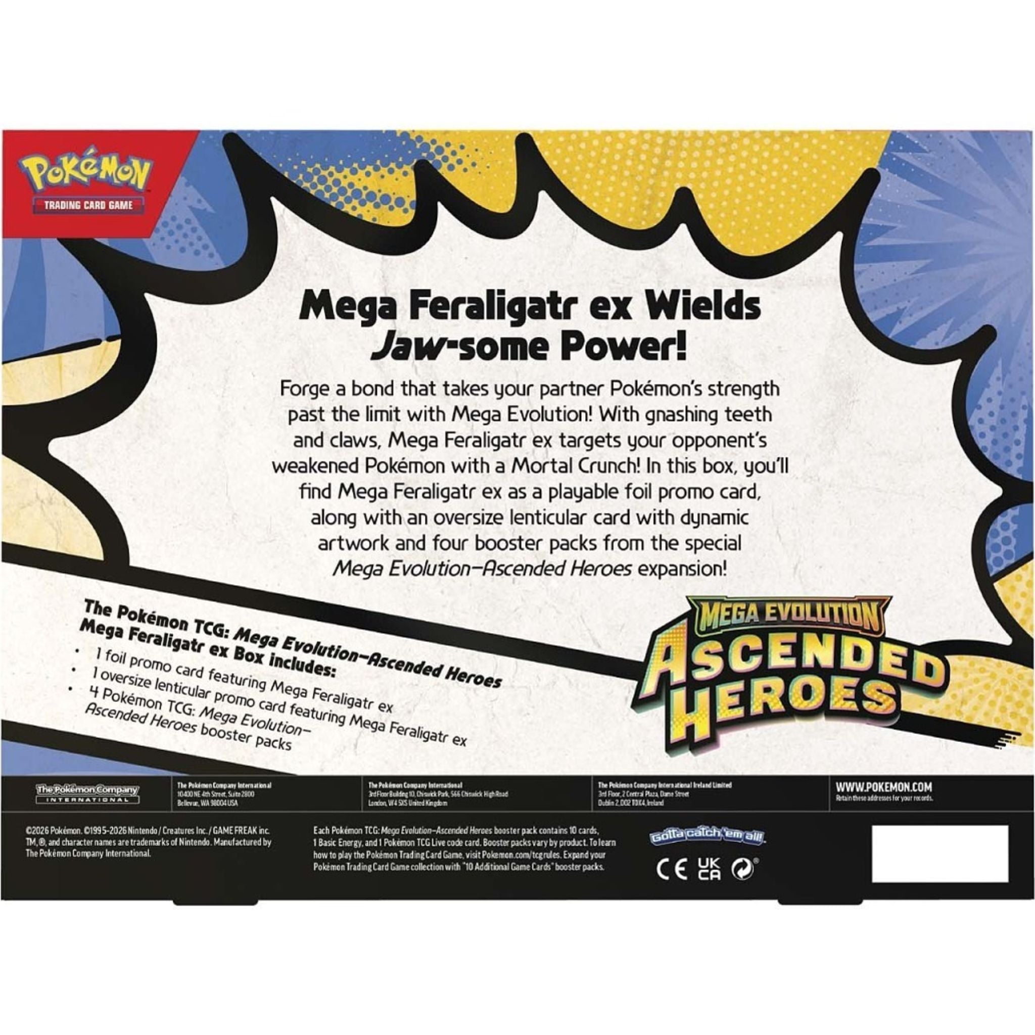 Pokémon TCG: Ascended Heroes Mega Feraligatr ex Box