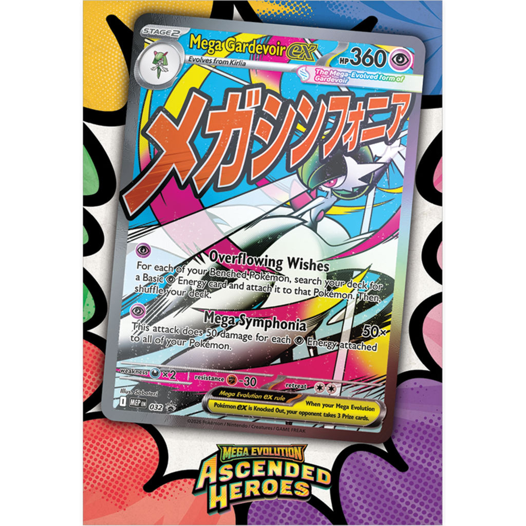 Pokémon TCG: Ascended Heroes Mega Gardevoir Premium Poster Collection
