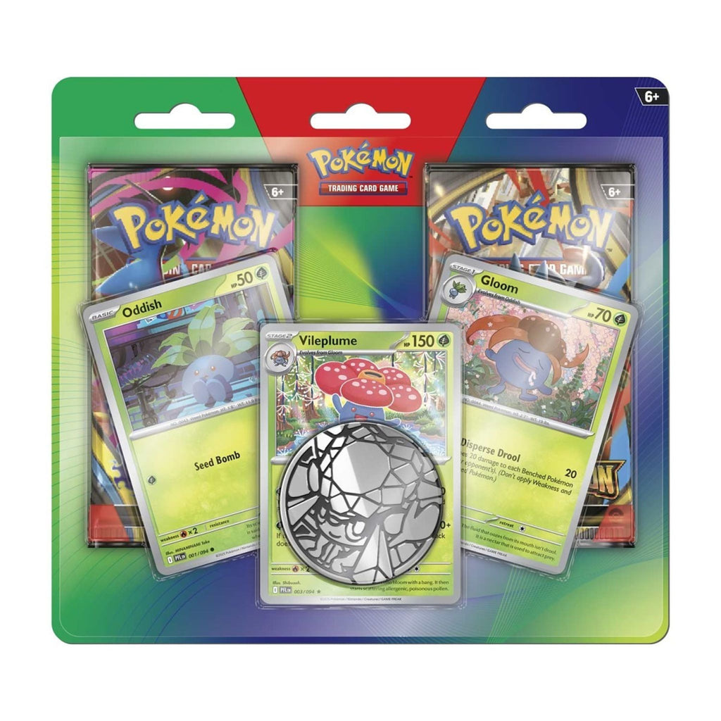 Pokémon TCG: Enhanced 2-Pack Blister: Oddish, Gloom & Vileplume