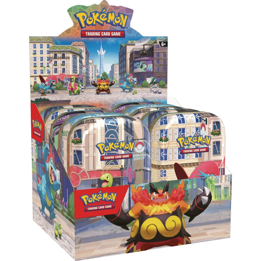 Pokémon TCG: Lumiose City Mini Tin Display
