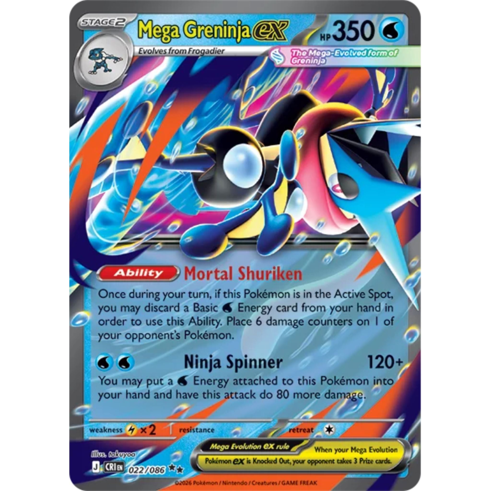 Pokémon TCG: Mega Greninja ex Premium Collection