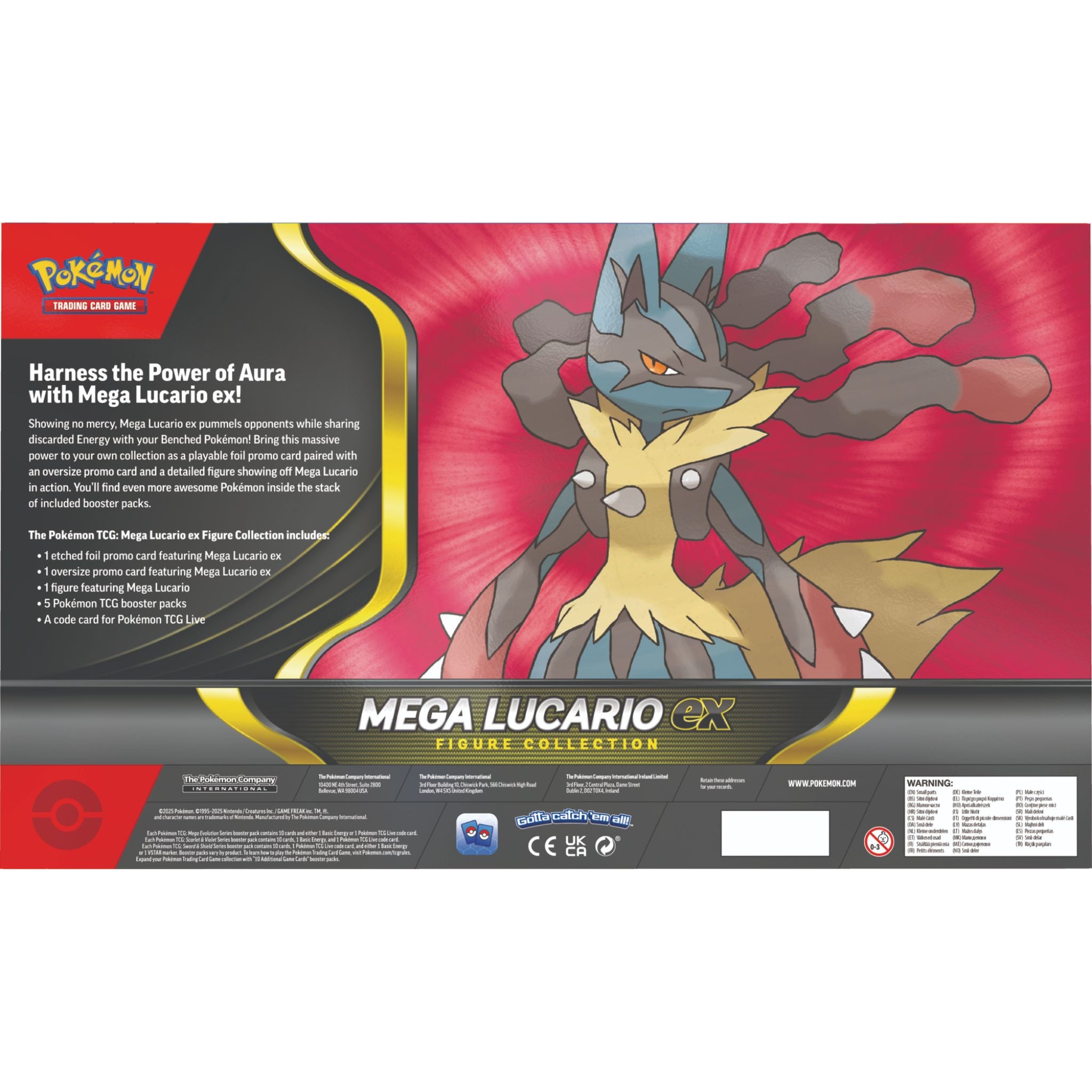 Pokémon TCG: Mega Lucario ex Figure Collection