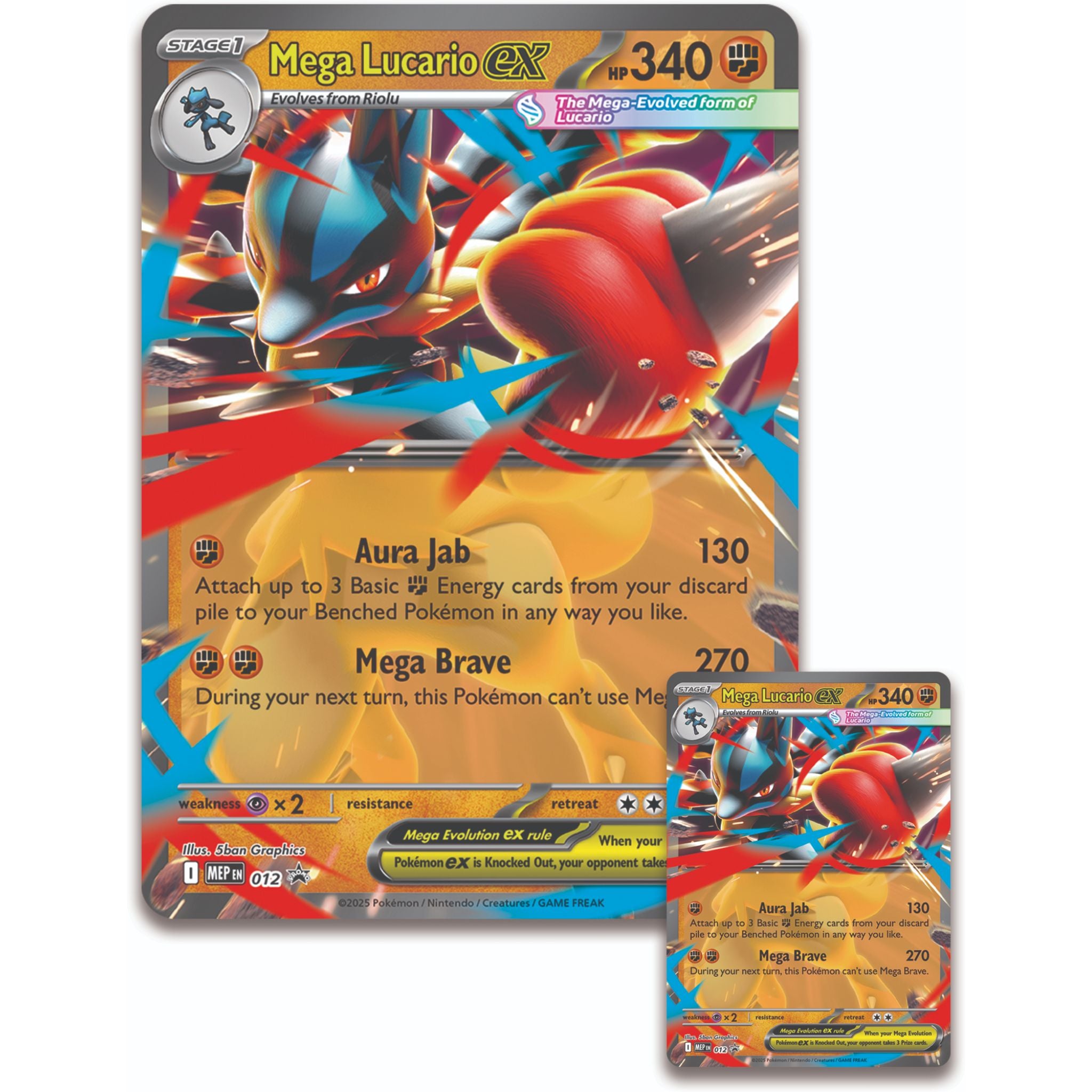 Pokémon TCG: Mega Lucario ex Figure Collection