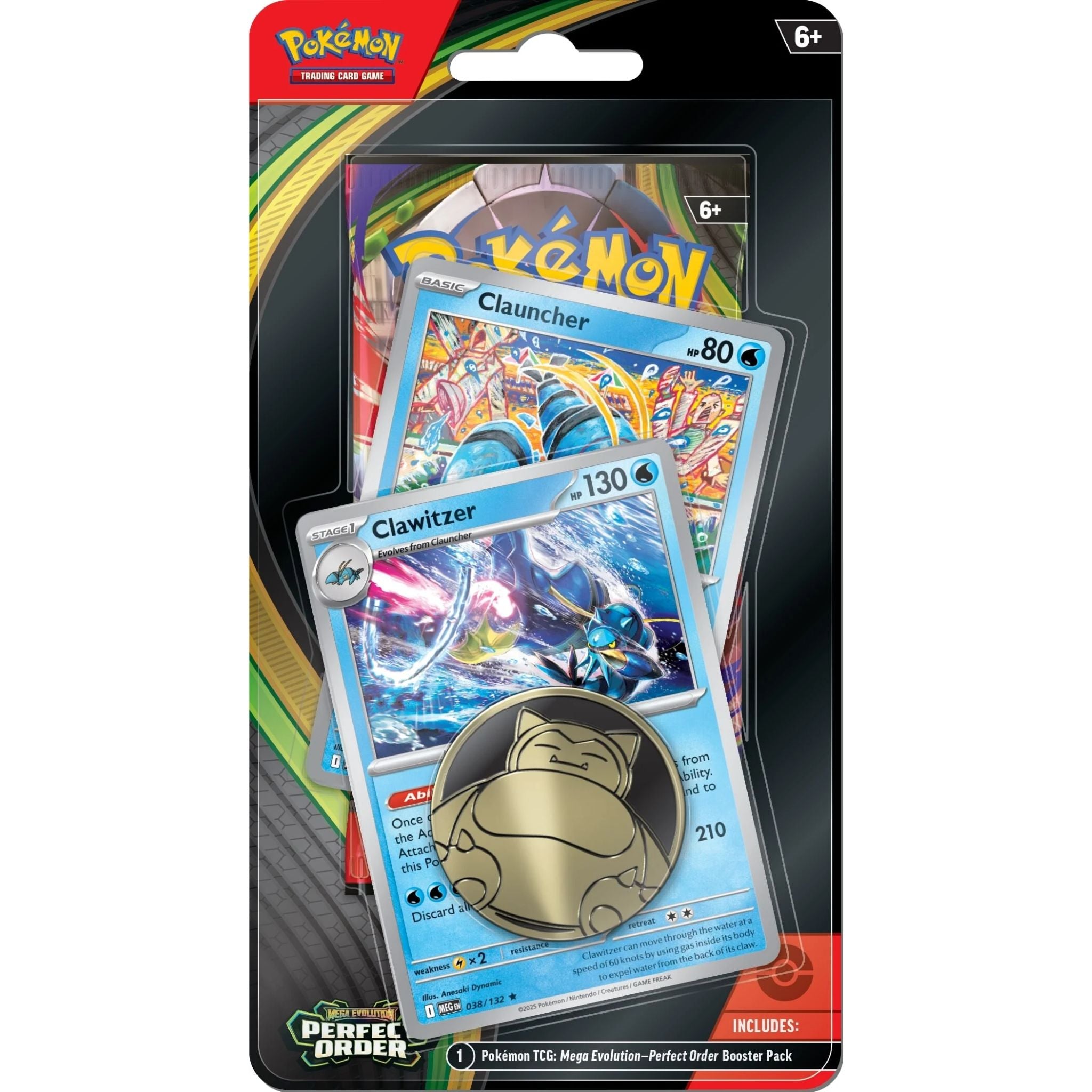 Pokémon TCG: Perfect Order 1-Pack Blister Clauncher & Clawitzer